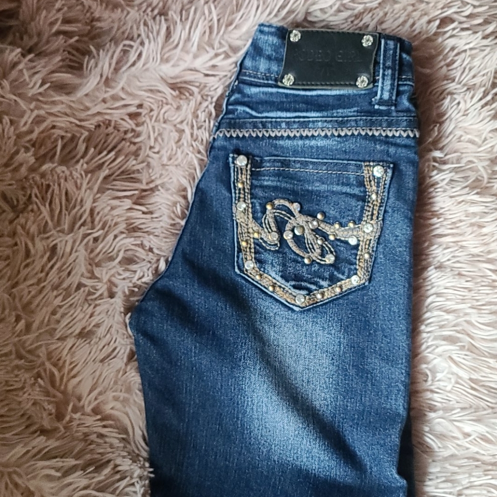 Girls bling jeans